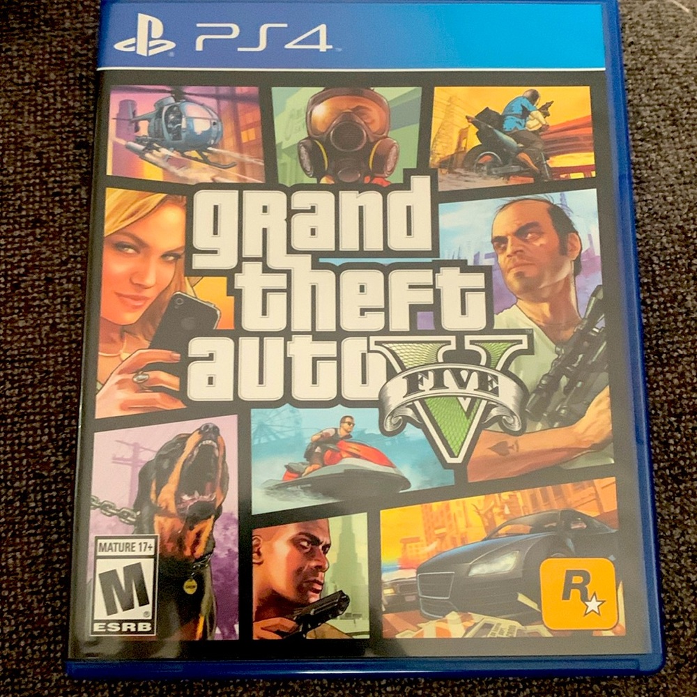 Grand Theft Auto 5 PlayStation 4 disk